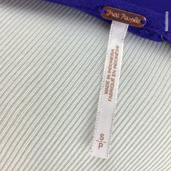 Free People Violet Cold Shoulder Long Sleeve Tunic - Picture 7 of 9